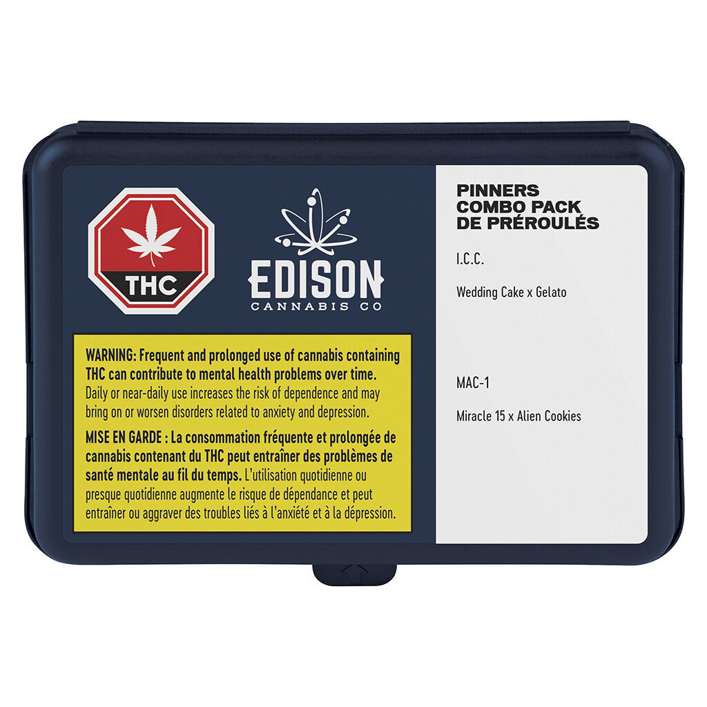 Edison Cannabis Co. - ICC + MAC-1 Pre-Roll Combo Pack - Indica - 10x0.35g