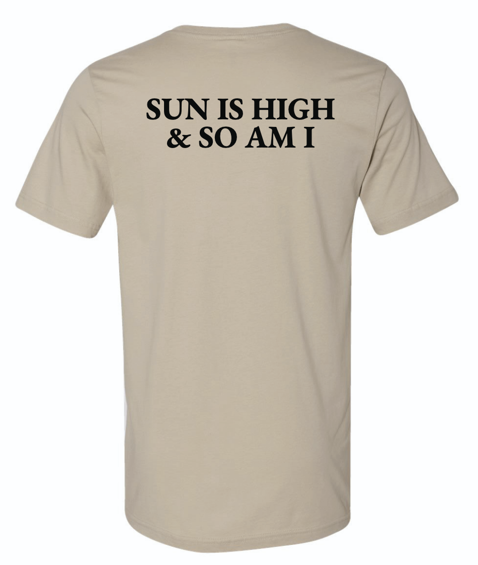 NEW Farmhouse t-shirt - tan (SUN IS HIGH & SO AM I)