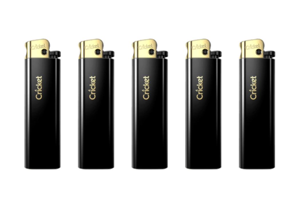 Cricket Flint Original Lighter -Black & Gold