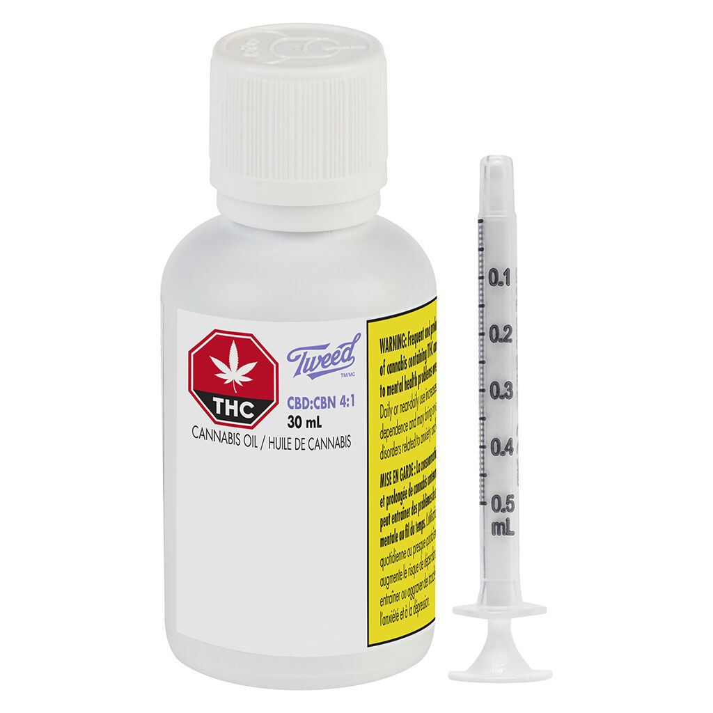 Tweed - CBD:CBN 4:1 - Hybrid - 30ml