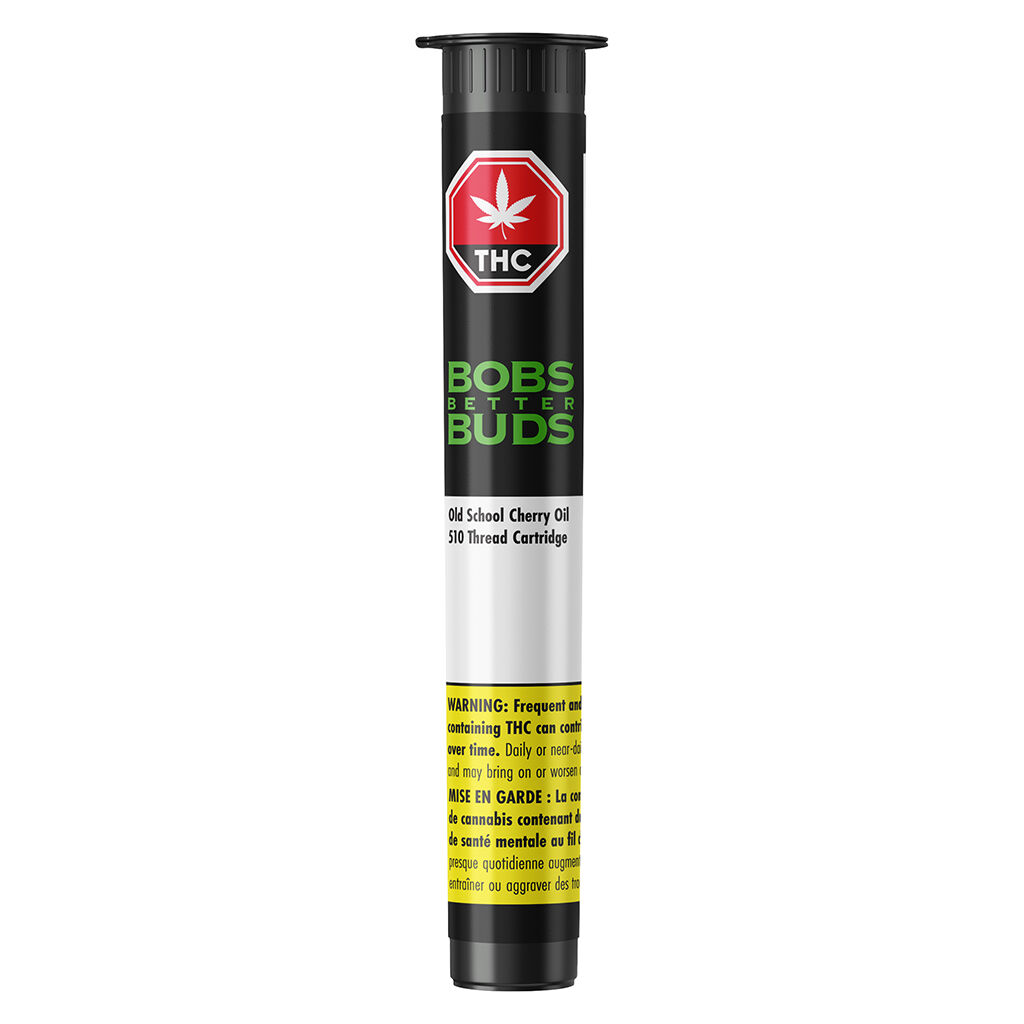 BOBS BETTER BUDS - Old School Cherry Oil 510 Thread Cartridge - Indica - 1g