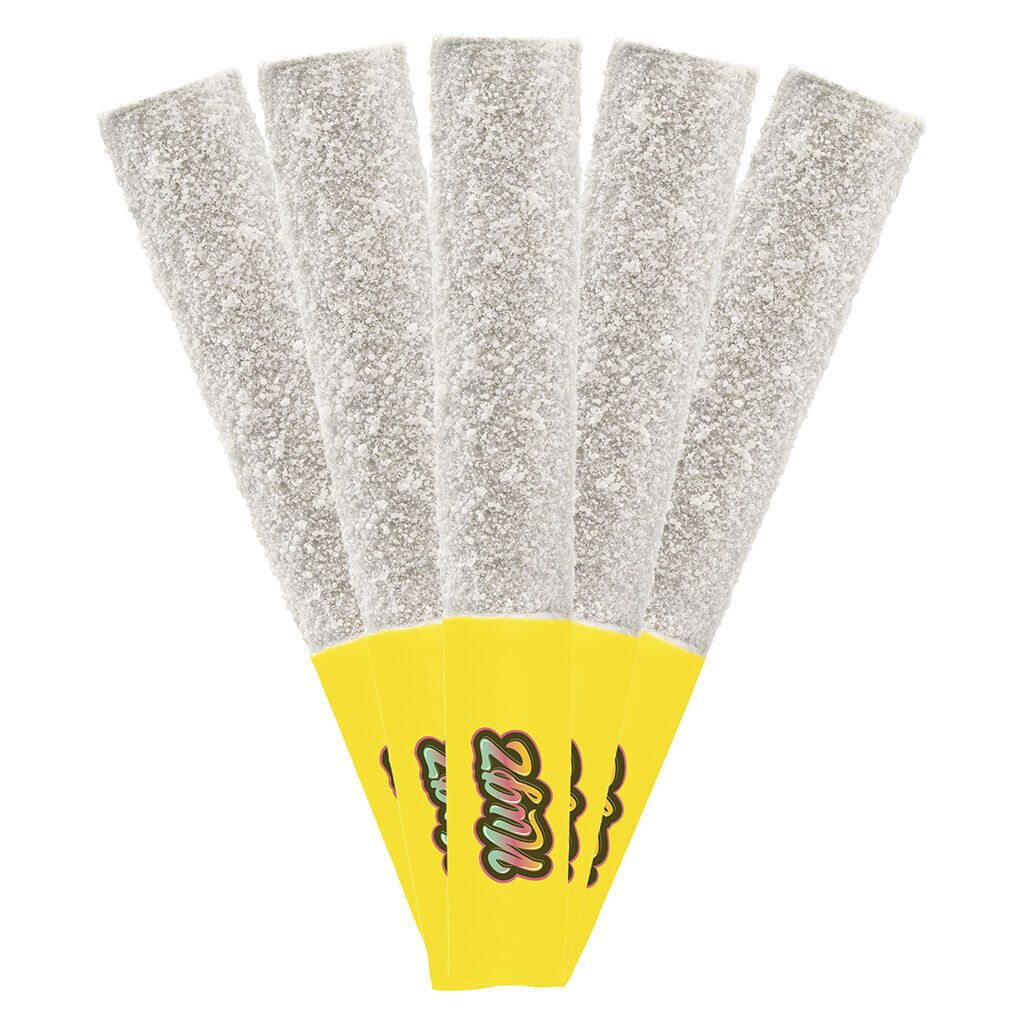 Nugz - Flavour Bomb 40 Pineapple Fizz Diamond Infused Pre-Roll - Hybrid - 5x0.5g