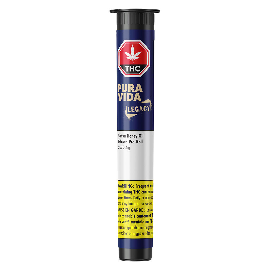 Pura Vida - Sativa Honey Oil Infused Pre-Roll - 3x0.5g