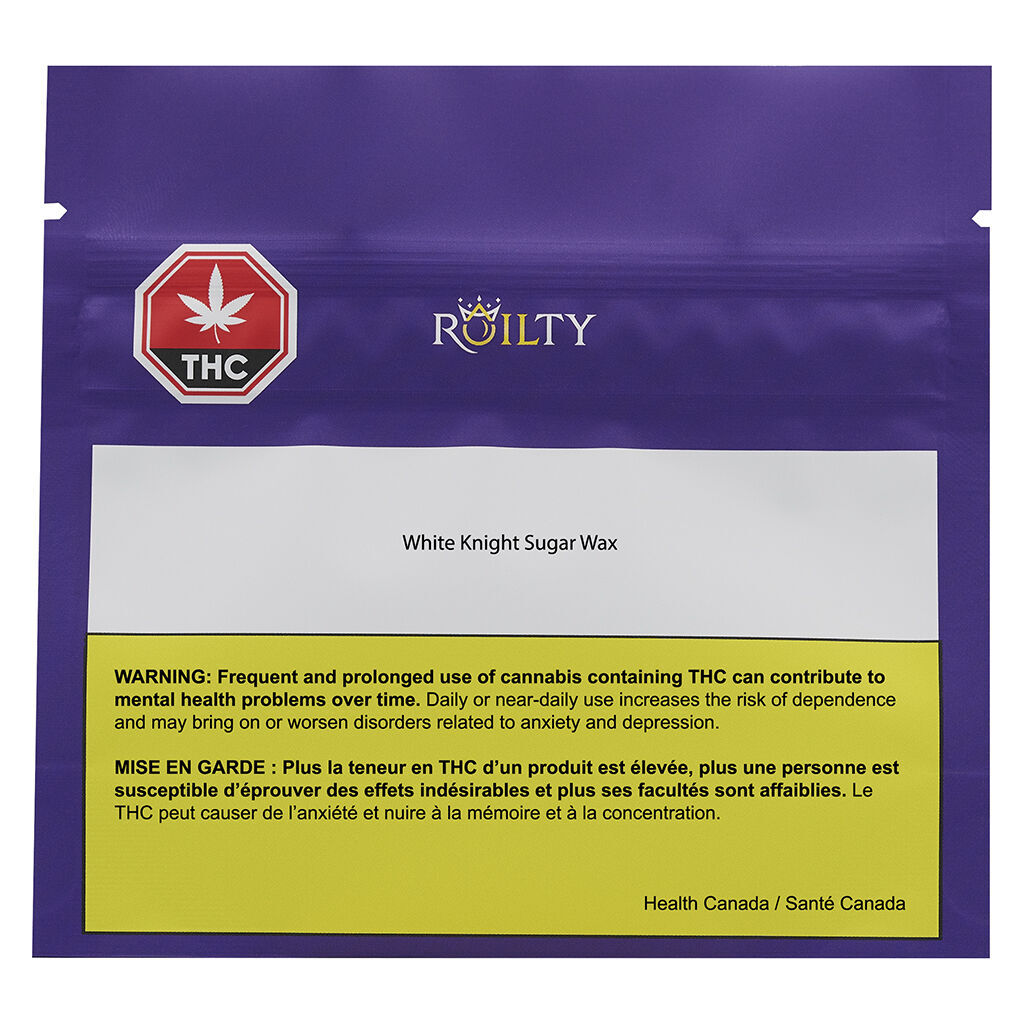 Roilty - White Knight Sugar Wax - Indica - 1g