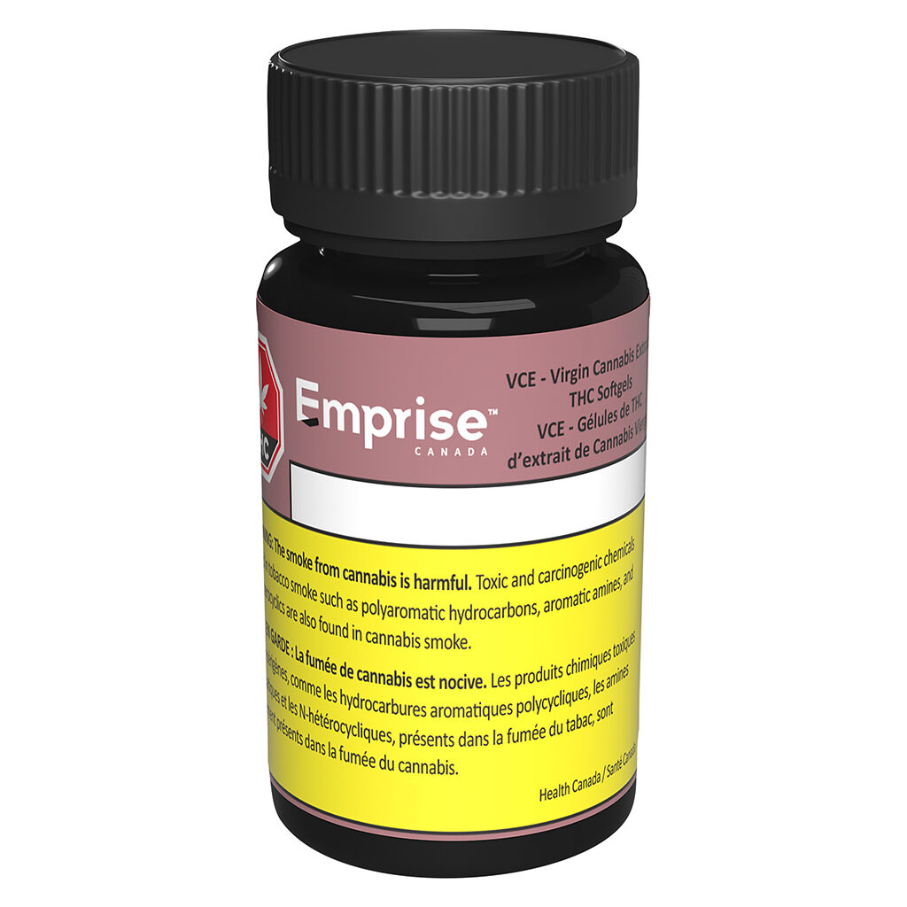 Emprise Canada - VCE - Virgin Cannabis Extract THC Softgels - Indica - 30 caps