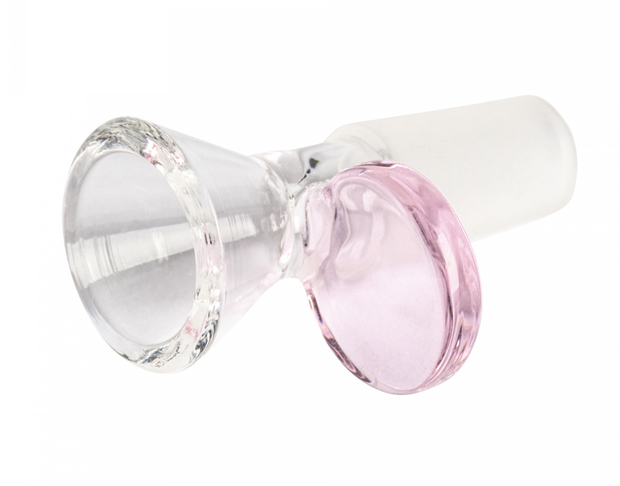 14mm Cone Pull-Out W/Disc Handle - Pink