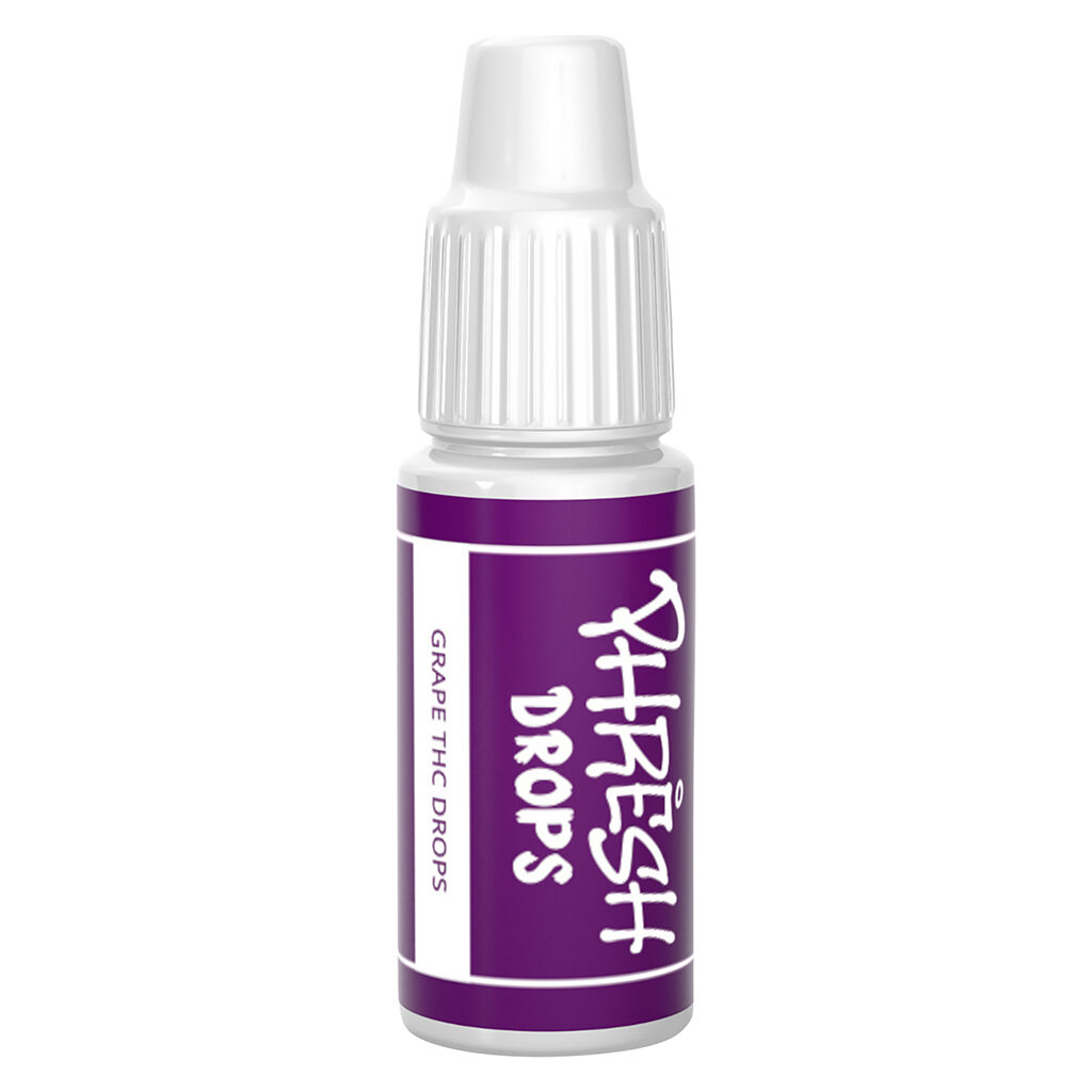 PHRESH THC DROPS - Grape THC Drops - Hybrid - 2.3ml