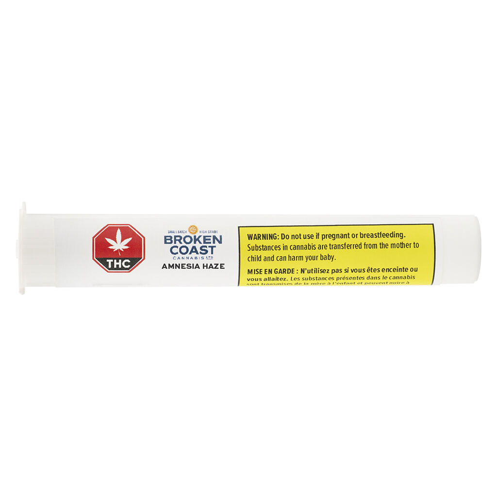 Broken Coast - Amnesia Haze Pre-Rolls - Broken Coast - Amnesia Haze - 3x0.5g