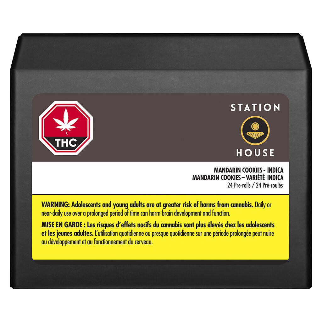 Station House - Mandarin Cookies Pre-Roll - Station House - Mandarin Cookies - 24x0.5g