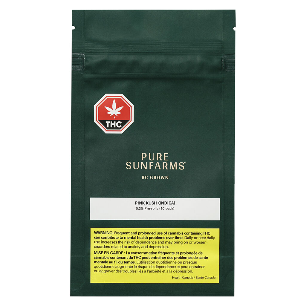Pure Sunfarms - Pink Kush Pre-Roll - Indica - 10x0.35g