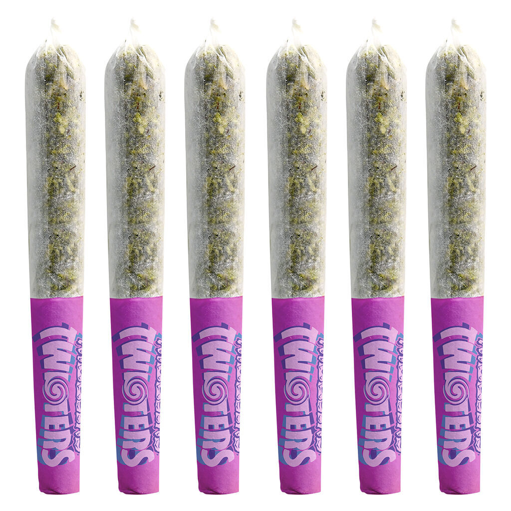 Rizzlers - Twisters - Watermelon Razzler Infused Pre-roll - Indica - 6x0.5g