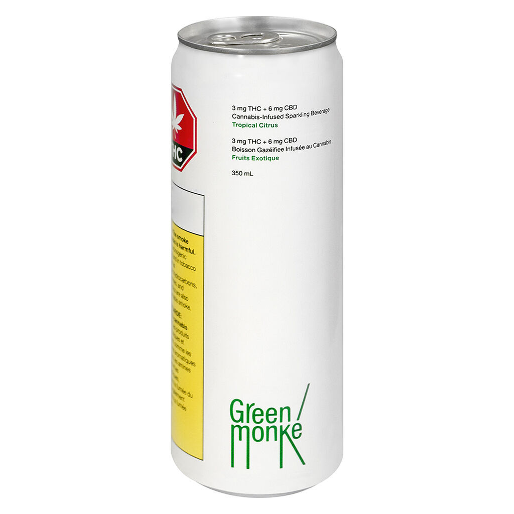 Green Monké - Tropical Citrus - Hybrid - 350ml