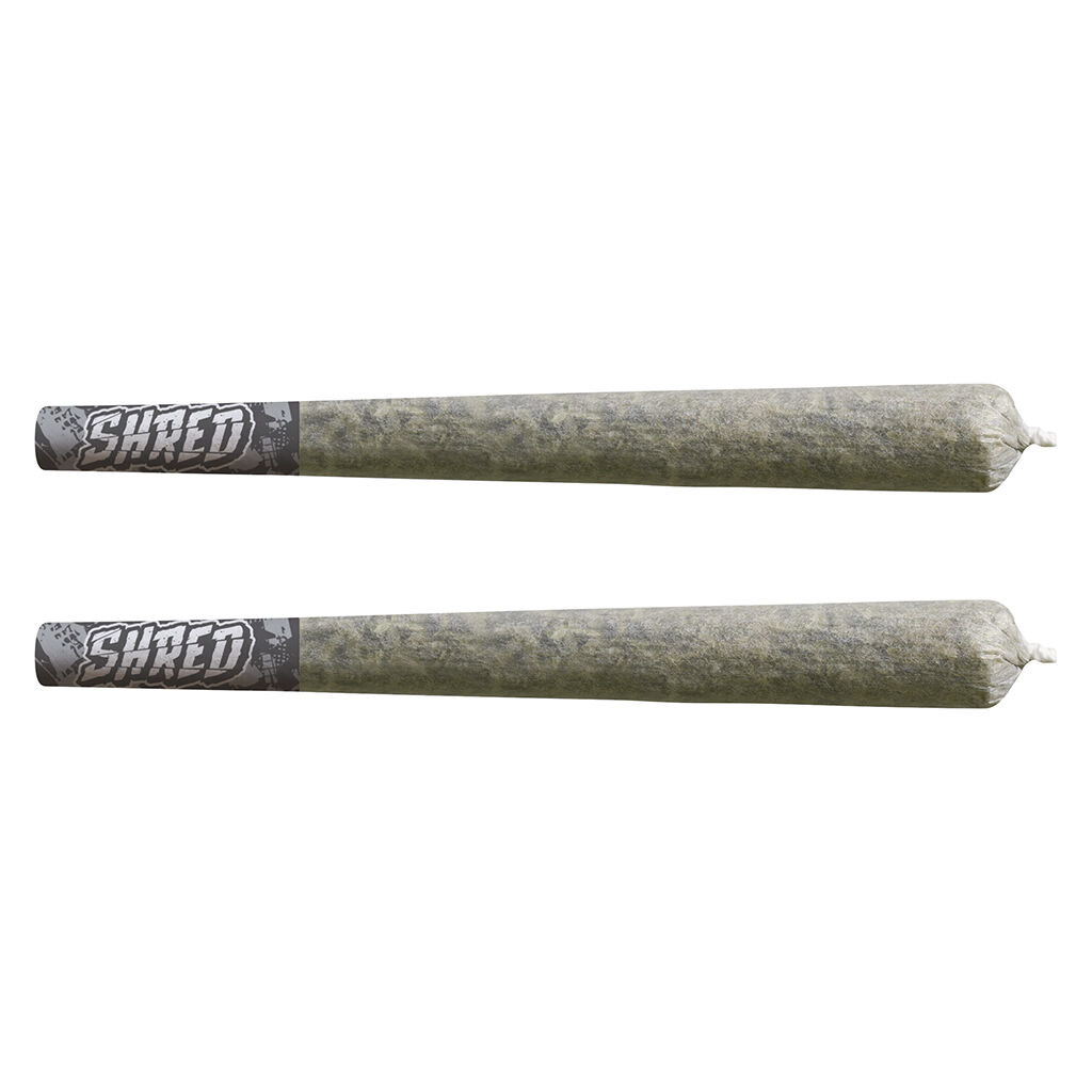 SHRED - Captain Kush Bats Pre-Roll - Indica - 2x1g