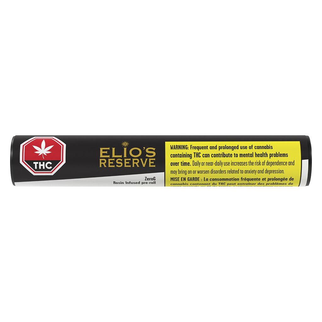 ELIOS RESERVE - ZeroG Live Rosin Infused Pre-Roll - Blend - 1x1g