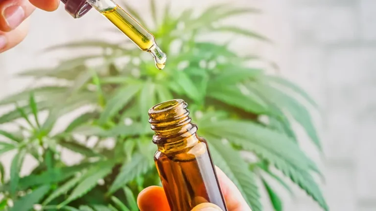 Dropper dispensing high-quality cannabis oil, an easy and discreet method for cannabis consumption